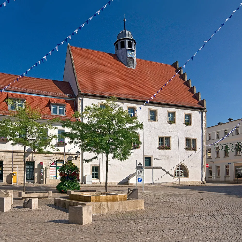 Historischer Marktplatz von Freyburg