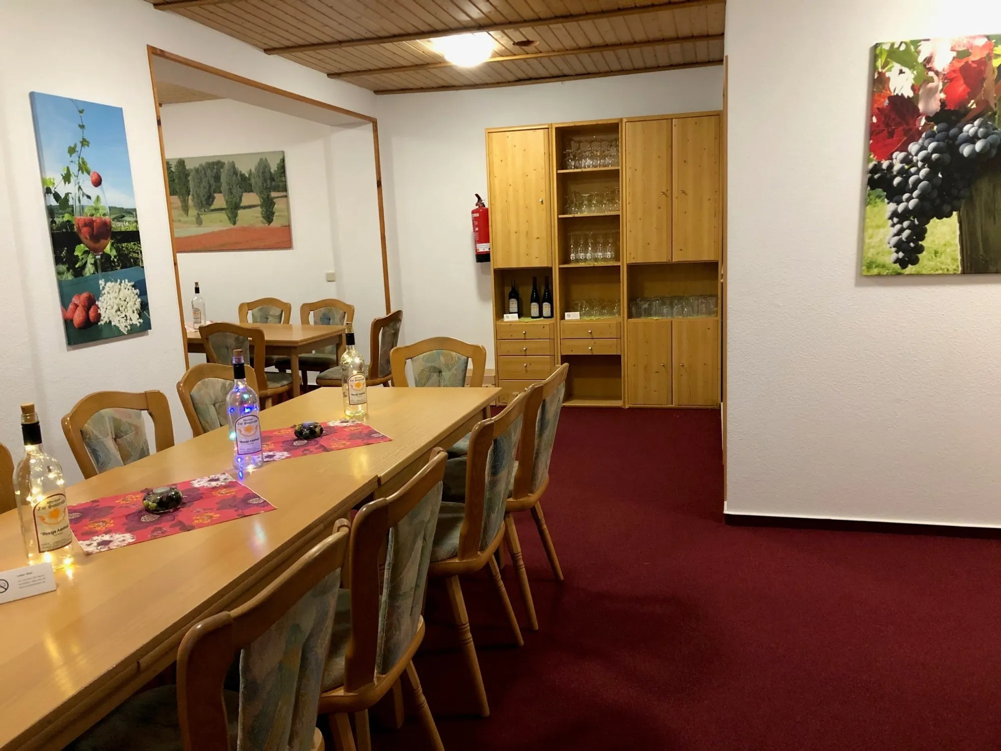 Aufenthaltsraum der Pension Unstrutpromenade in Freyburg